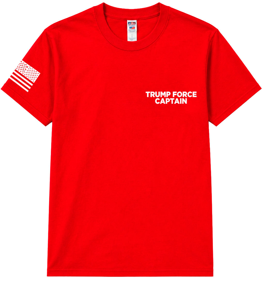 LICENSED GRAPHIC T-SHIRT (IR) RED - TRUMP FORCE