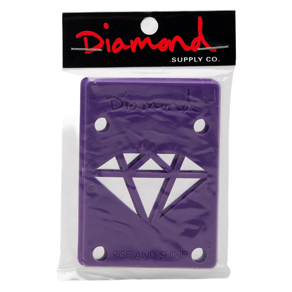 DIAMOND SUPPLY CO RISERS 1/8” PURPLE - RISE & SHINE