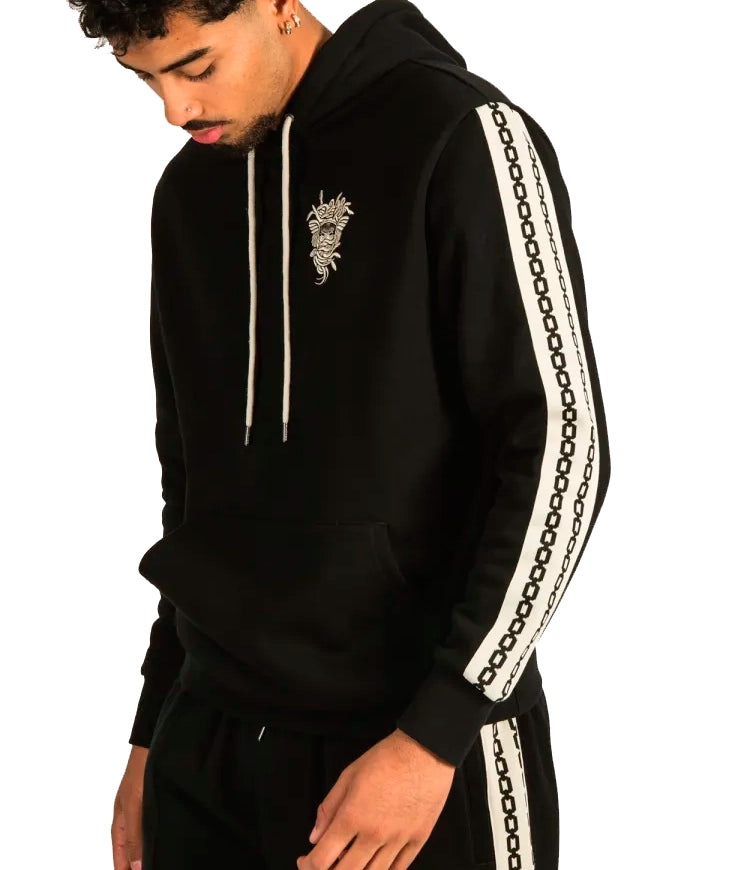 CROOKS & CASTLES MEDUSA CORE HOODIE BLACK - 3I10108