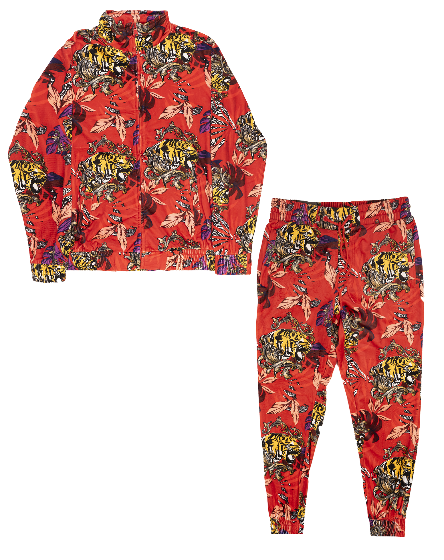 REBEL MINDS VELOUR TRACK SET RED - 122-847SET