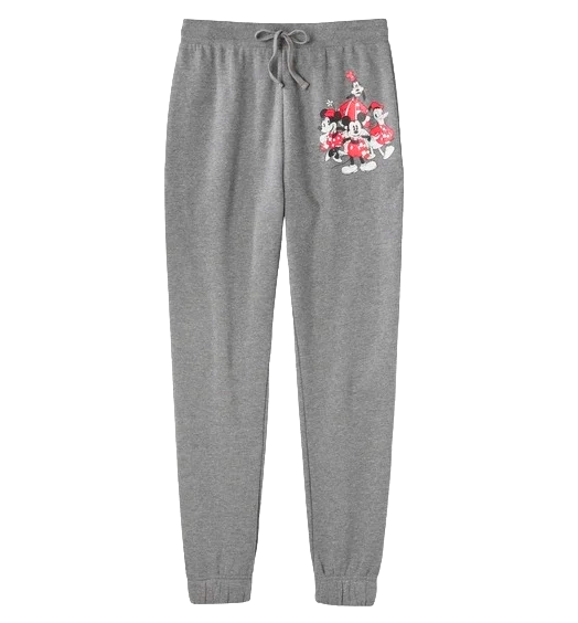 LICENSED DISNEY MICKEY MOUSE JOGGER SWEATPANT CHARCOAL HTR - 2DNY7304