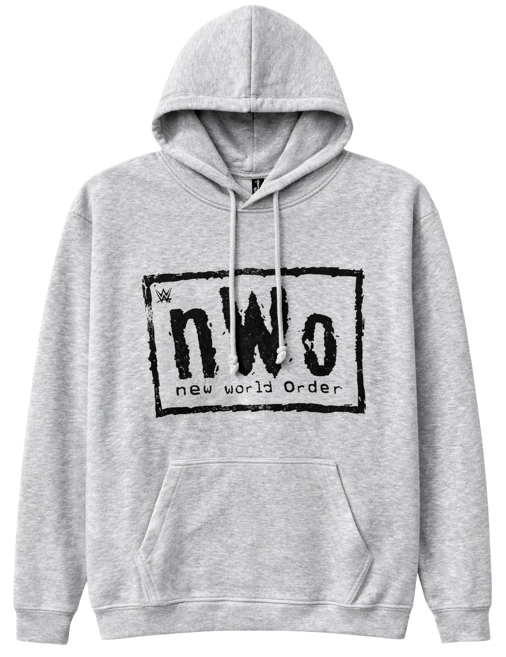 LICENSED WWE N.W.O HOODIE HTR GREY - WXAH5418RC