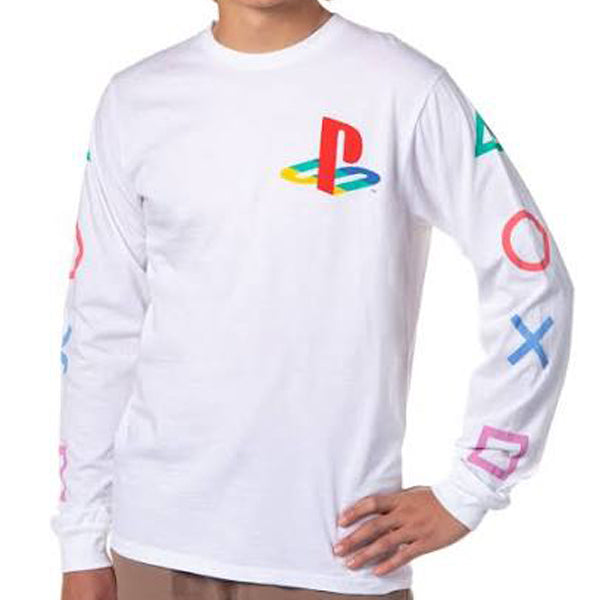 LS64XYSPN PLAYSTATION LONG SLEEVE WHITE
