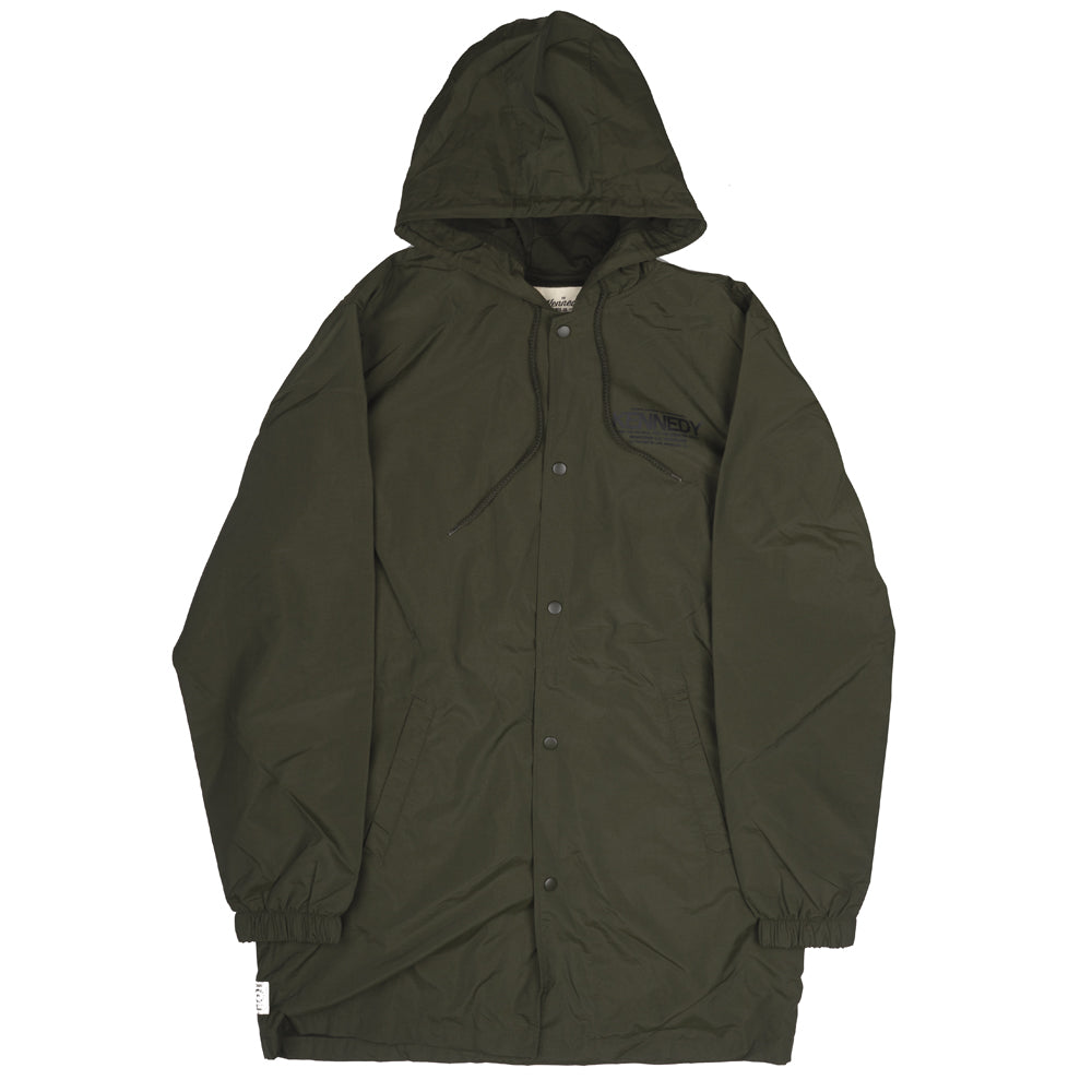 KENNEDY MFG EXTENDED COACHES JACKET OLIVE - 16222T