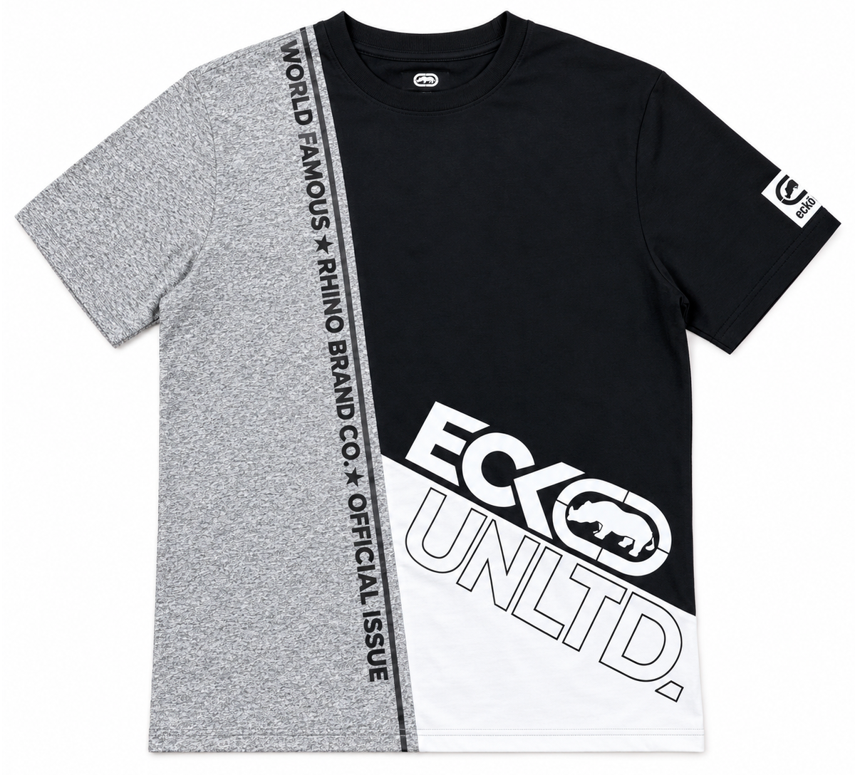 ECKO UNLTD GRAPHIC T-SHIRT BLACK - EO14K1522B