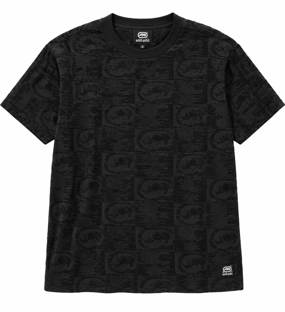 ECKO UNLTD S/S KNIT T-SHIRT BLACK - EO15K1917