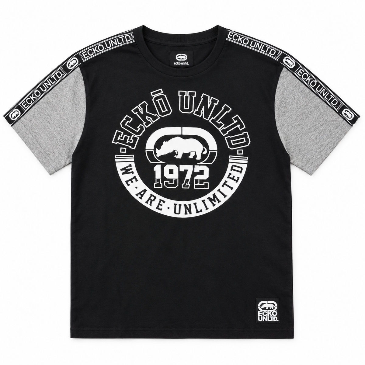 ECKO UNLTD GRAPHIC T-SHIRT BLACK - EO14K1501