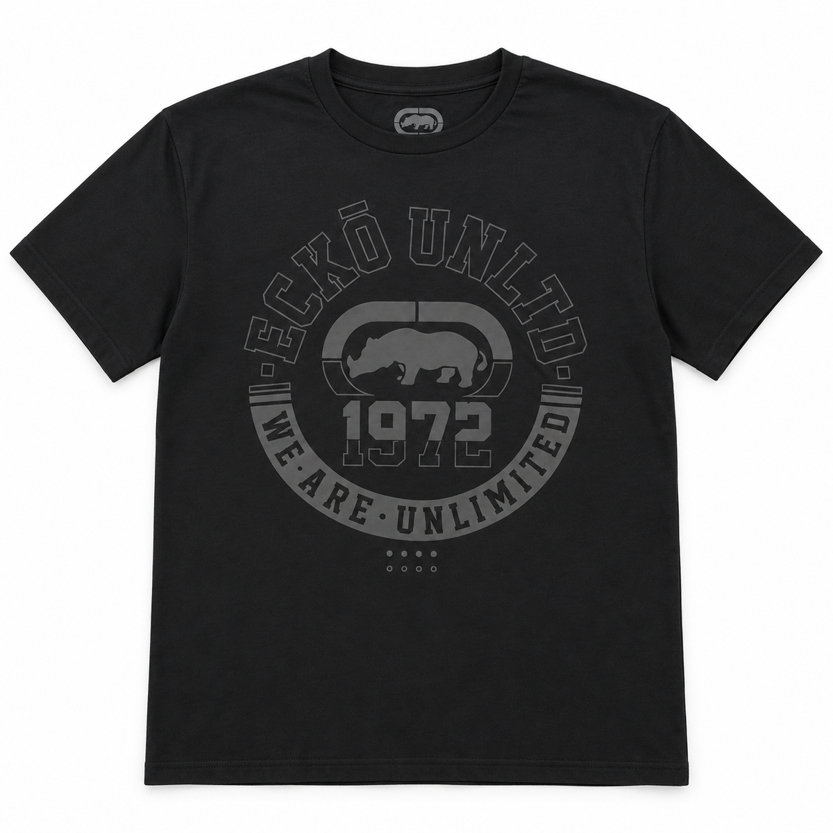 ECKO UNLTD GRAPHIC T-SHIRT BLACK - EO13T260