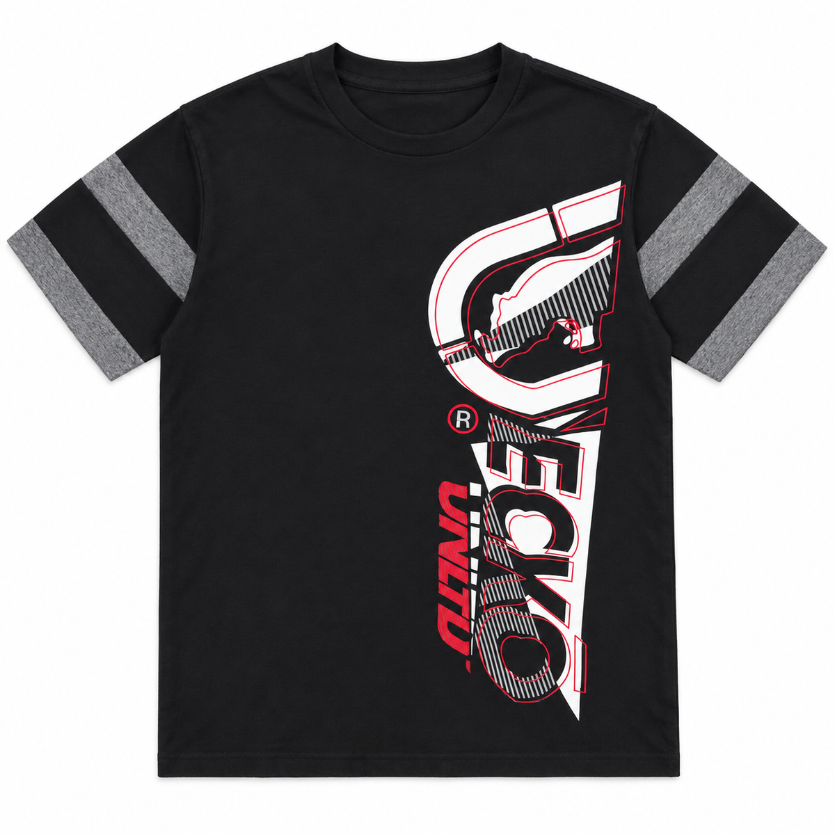 ECKO UNLTD GRAPHIC T-SHIRT BLACK - EO14K1485