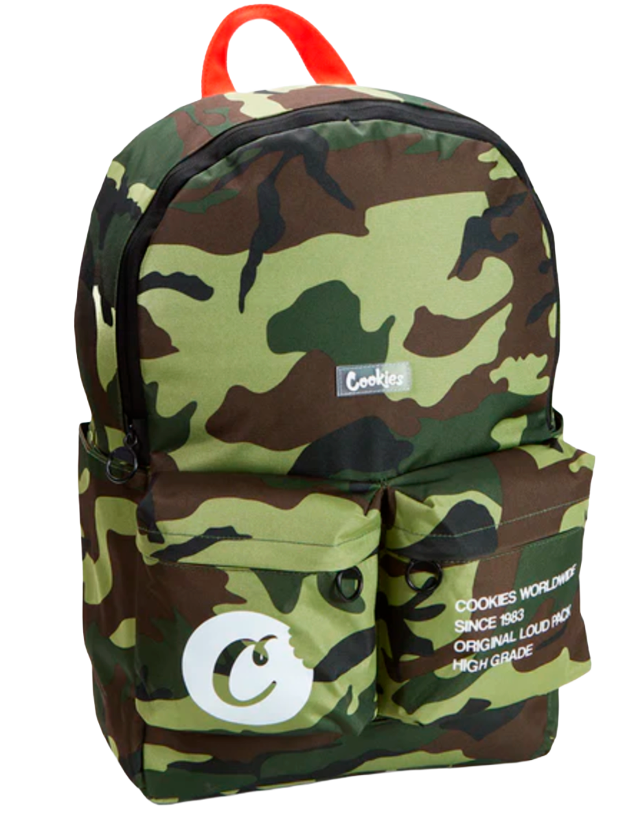 COOKIES SMELL PROOF BACKPACK GREEN CAMO - ORION