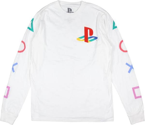 LS64XYSPN PLAYSTATION LONG SLEEVE WHITE