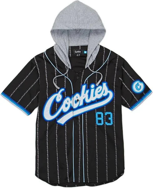 COOKIES ASSORTED BASEBALL HOODED JERSEY ASST - 1558K6005