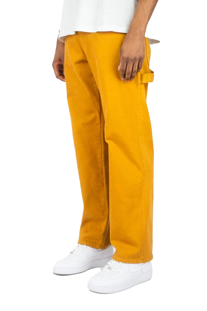 REBEL MINDS TWILL CARPENTER PANTS TIMBER - 100-680T