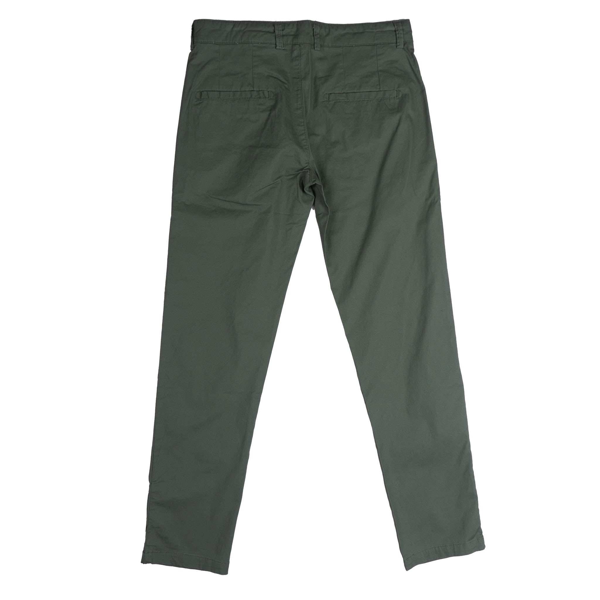 ROYAL BLUE STRETCH TWILL SKINNY PANTS OLIVE - W1PT1148