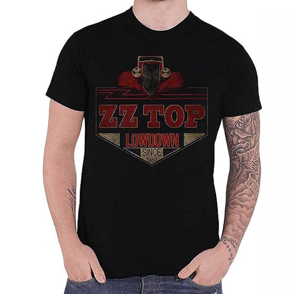 TS5NJCEPR ZZ TOP MUSIC T-SHIRT BLACK