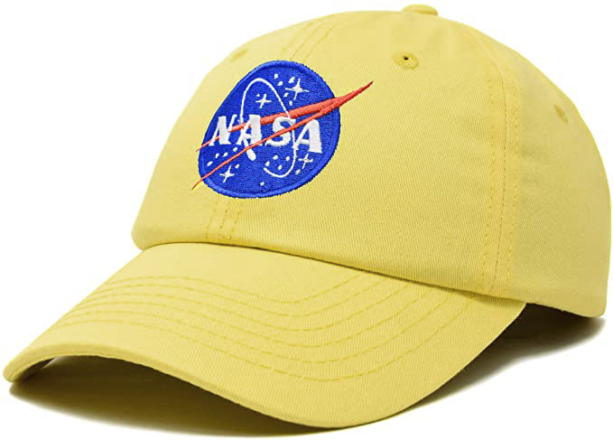 NASA SOFT YELLOW DAD HAT - Steal Deal 